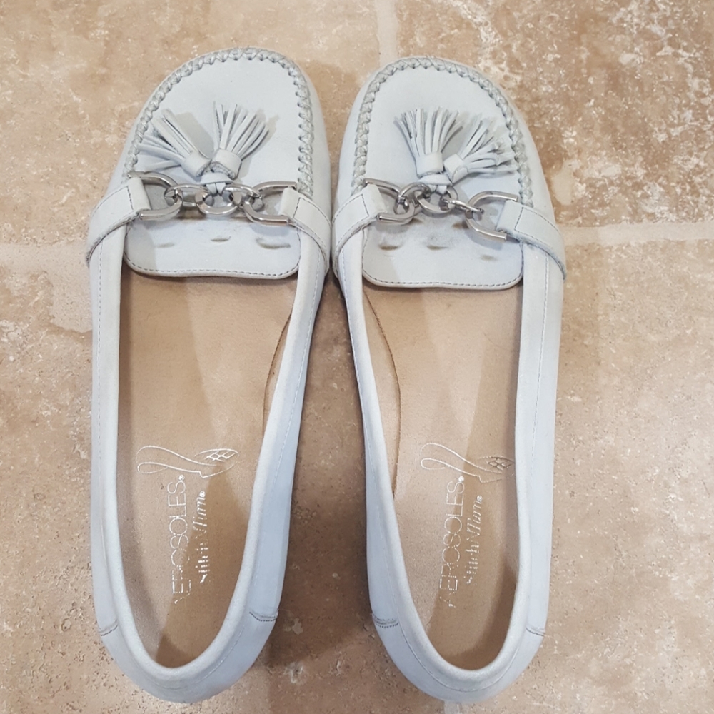 Aerosoles suede driving loafers